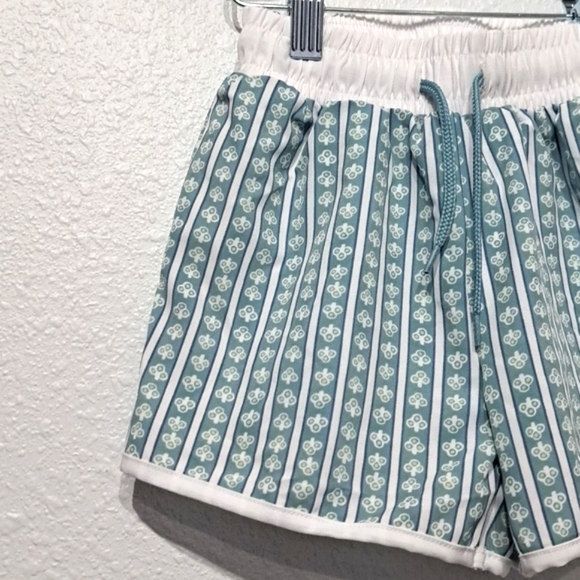 Edgehill Collection x Sun House Children's  Boys Talmadge Stripe Swim Trunk - Picture 3 of 5